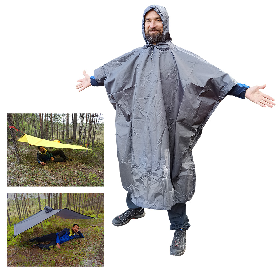 Пончо-тент (плащ-палатка) : Ветро-влагозащитная одежда. ТЕРРА. Швейноепроизводство. Поставки туристического с��аряжения
