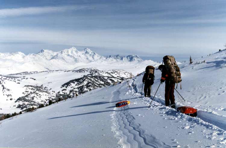 Экспедиция Алтай, две горы.  Санки-волокуши 50л двусторонние