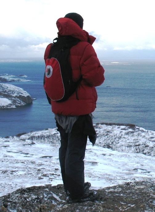 Рюкзак с эмблемой ЧE по рогейну. Норвегия. фото Павла Корныльева.. Рюкзак Овал (Лайт) 16 л