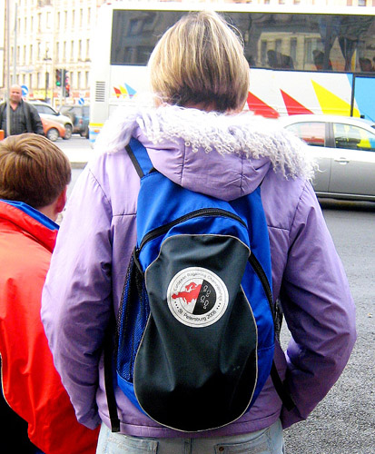 Рюкзак с эмблемой Чемпионата Европы по рогейну. Рюкзак Овал (Лайт) 16 л