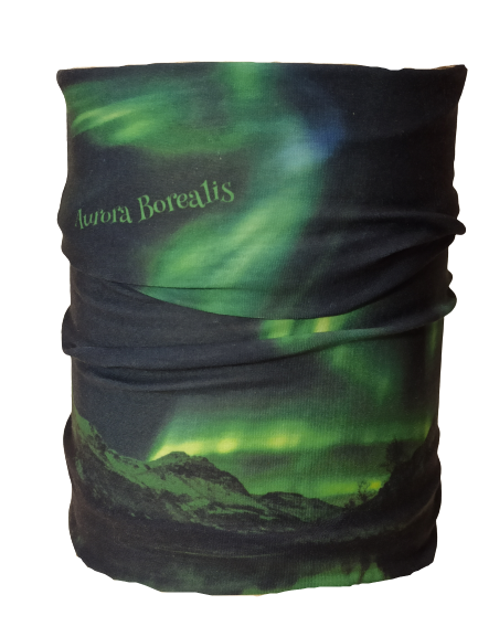 Бандана-труба Северное сияние / Aurora Borealis зелёная